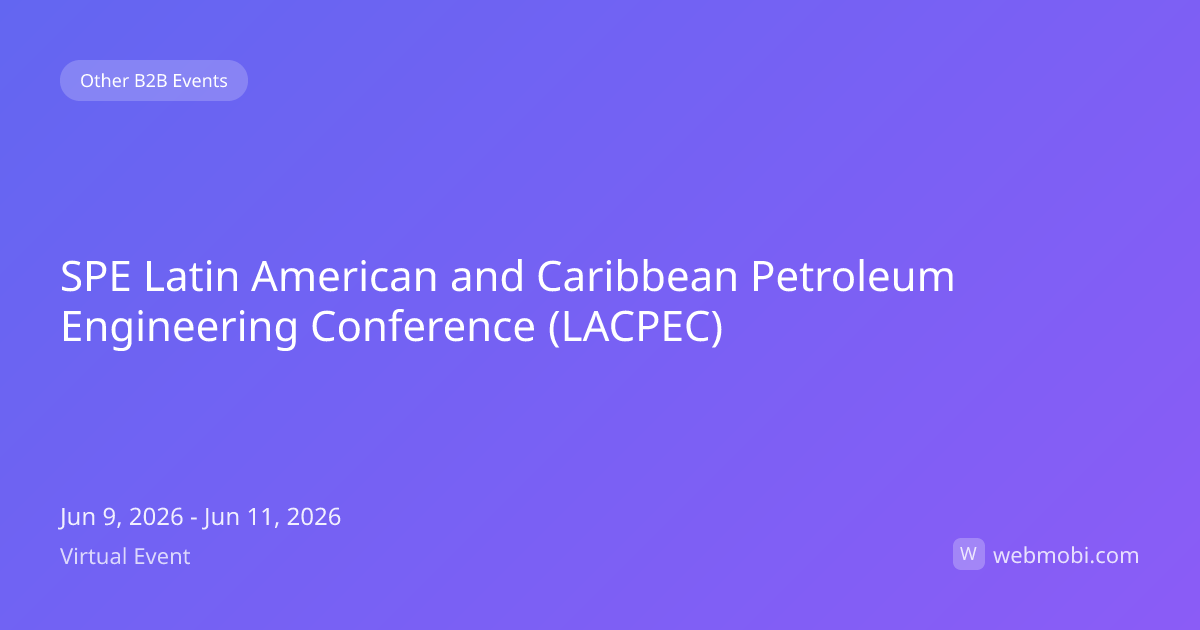 SPE Latin American and Caribbean Petroleum Engineering Conference ...